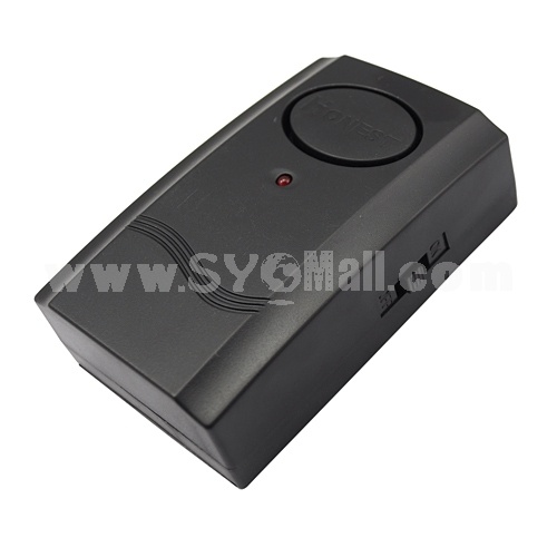 Wireless Vibra Sensor Control Vibration Alarm - Black