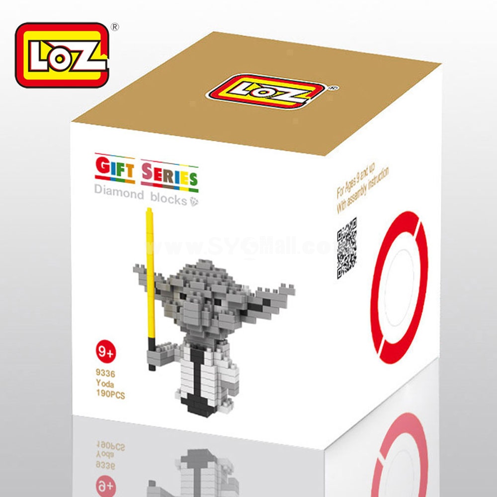LOZ DIY Diamond Blocks Figure Toy Master Yoda 9336