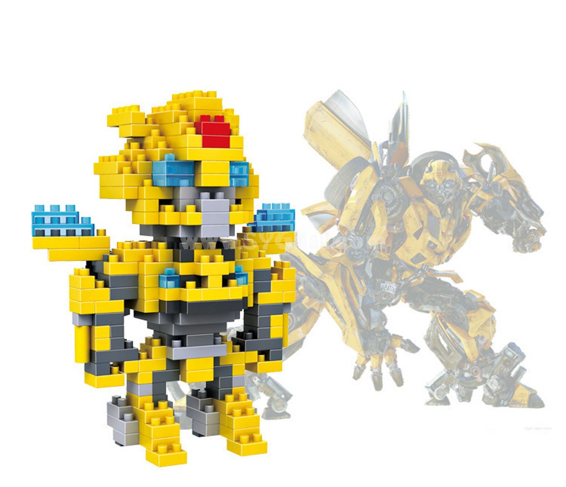 LOZ DIY Diamond Blocks Figure Toy Transformation Toy Bumblebee 9401