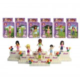 wholesale - Barbie Girls Block Mini Figure Toys Compatible with Lego Parts 6Pcs Set SY150