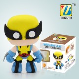 Wholesale - DIY Colorful Modeling Clay Figure Toy Wolverine BN9989-6