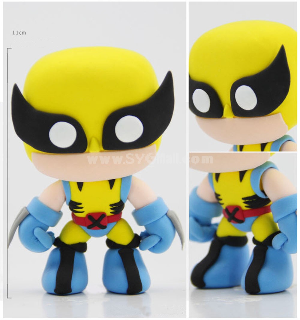 DIY Colorful Modeling Clay Figure Toy Wolverine BN9989-6
