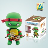 Wholesale - DIY Colorful Modeling Clay Ninja Turtles Figure Toy Raphael BN9990-4