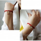 Wholesale - Wanying Exquisite Bell Lock Knit Bracelet