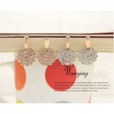 Wholesale - Wanying Stylish Double Layer Clover Stud Earrings