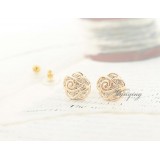 Wholesale - Wanying Camellia Stud Earrings