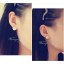 Wanying Stylish Square Crystal Stud Earrings
