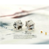 Wholesale - Wanying Stylish Square Crystal Stud Earrings