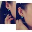 Wanying Stylish Bowknot Crystal Stud Earrings