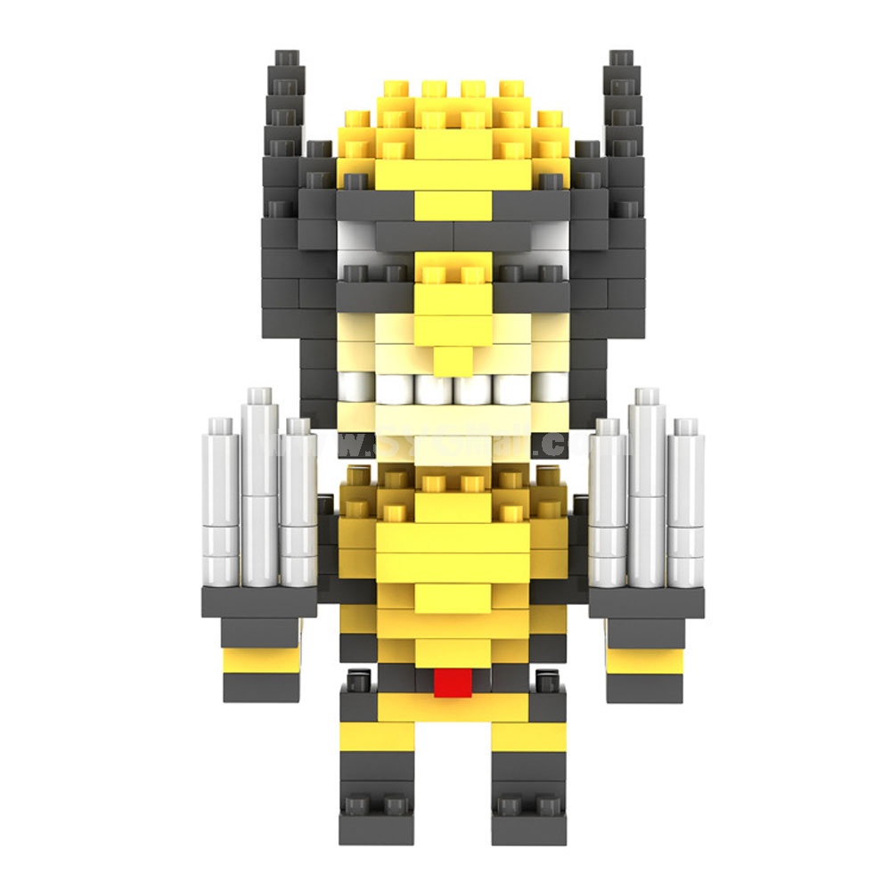 LOZ DIY Diamond Blocks Figure Toy X Man Wolverine 9132