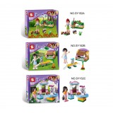 wholesale - Girls & Their Friends Blocks Mini Figure Toys Compatible with Lego Parts 3Pcs Set SY152
