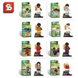 wholesale - Brazil World Cup Blocks Mini Figure Toys Compatible with Lego Parts 8Pcs Set SY162