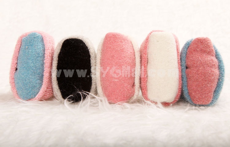 10pcs/Lot LR Women Winter Solid Color Thickened Woolen Socks Room Socks Mixed Colors