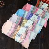Wholesale - 10pcs/Lot Ethnic Style Women Winter Thickened Cony Hair Socks Room Socks -- Zigzags Mixed Colors