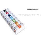 Wholesale - 10pcs/Lot Unisex Cotton Weekly Socks Sport Socks 7pcs/Lot
