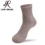 10pcs/Lot Men Winter Thickened Solid Color Wool Socks Room Socks Mixed Colors
