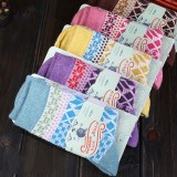 Wholesale - 10pcs/Lot Ethnic Style Women Winter Thickened Cony Hair Socks Room Socks -- Small Snowflaks Mixed Colors 