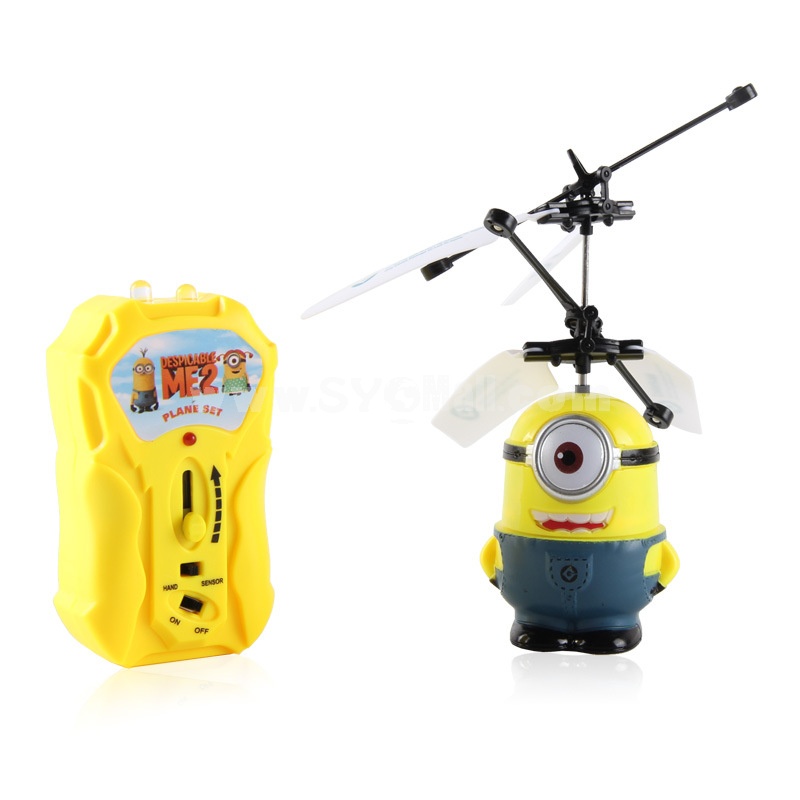 Despicable Me Toys Mini RC Helicopter Remote Control Toys