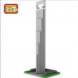 Wholesale - LOZ DIY Diamond Mini Blocks Figure Toy 3D Shanghai Financial Center 1170Pcs 9372