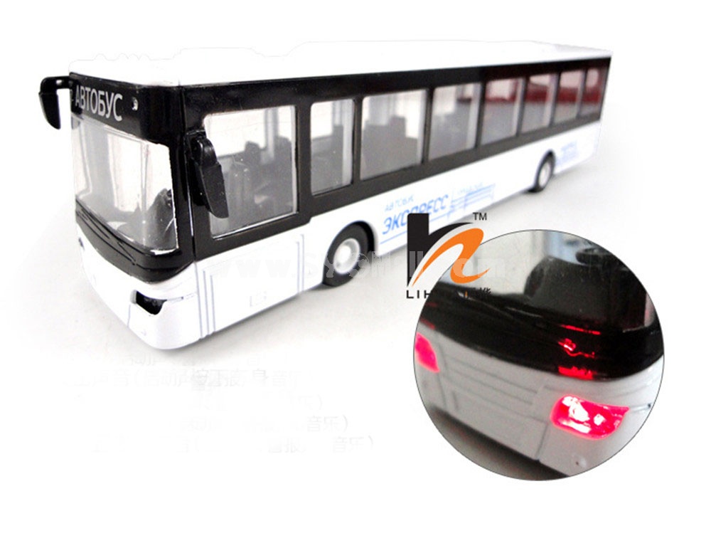 Classic Pull Back Metal Model Bus 24*8.5*6cm/9.6*3.35*2.36inch