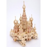 Wholesale - DIY Wooden 3D Jigsaw Puzzle Model St.Petersburg Castle 38*28*46cm/14.96*11.02*18.11inch