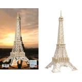 Wholesale - DIY Wooden 3D Jigsaw Puzzle Model Eiffel Tower 20*20*56cm/7.87*7.87*22.05inch