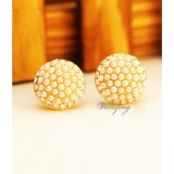 Wholesale - Wanying Classic Pearl Alloy Clip Earrings