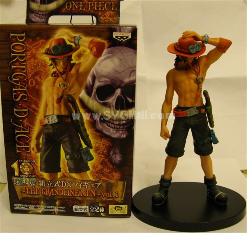 One Piece Monkey.D.Luffy Portagas D Ace Action Figures 2Pcs Set
