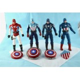 Wholesale - The Avenger Hero Captain America Figure 4Pcs Set
