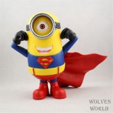 Wholesale - Despicable Me 2 Figure Cute 3d Minions Model Superman Minion Cosplay Gifts 