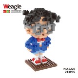 Wholesale - Weagle DIY Diamond Mini Blocks Figure Toys Detective Conan 213Pcs 2220