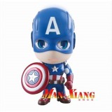 Wholesale - Q Version Of Captain America PVC Action Figures Toys 