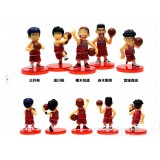 Wholesale - Slamdunk Xiangbei Basketball Team PVC Action Figures Toys 5Pcs Set