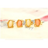 Wholesale - Wanying Sweet Opal Cat Alloy Stud Earrings