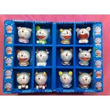 Wholesale - Doraemon 12 Zodiac Noctilucence PVC Action Figures Toys 12Pcs Set