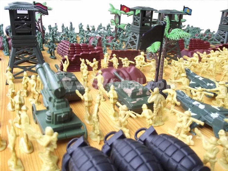 World War II Military Soldier Model Figures Toys 300Pcs Set