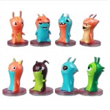 Wholesale - Slugterra PVC Mini Figures Toys 8Pcs Set With Base Stand 5cm/2inch
