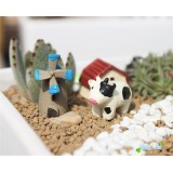 Wholesale - Mini Garden Cow Action Figures Toy 3Pcs Set