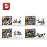 wholesale - The Hobbit Blocks Mini Figure Toys Compatible with Lego Parts 4Pcs Set SY206