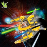Wholesale - DIY Space War Blocks Figure Toys Compatible with Lego Parts Lightning Warship 168Pcs 6605