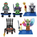 wholesale - Teenage Mutant Ninja Blocks Mini Figure Toys Compatible with Lego Parts 5Pcs Set 10271