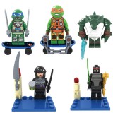 wholesale - Teenage Mutant Ninja Blocks Mini Figure Toys Compatible with Lego Parts 5Pcs Set 10266