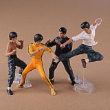 Wholesale - Bruce Lee Action Figures Toys 4Pcs Set 9-12.5cm/3.5-5inch 