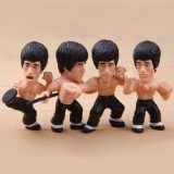 Wholesale - Bruce Lee Action Figures Toys 4Pcs Set 7cm/2.7inch 
