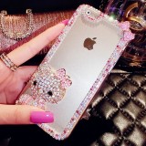 wholesale - Hello Kitty Clear Luxury Fancy Bling Crystal Rhinestone Diamond Case for iPhone 6/6s, iPhone 6/6s Plus