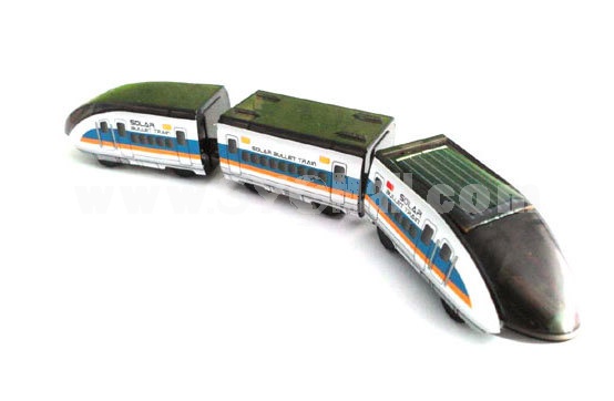 Solar Bullet Train DIY Kit Educational Assembles Toy for Children