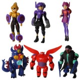 wholesale - Big Hero 6 Baymax Action Figures Toy 6Pcs Set 6-10cm/2.3-3.9inch