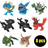 wholesale - How to Train Your Dragon 2 Action Figures Toy 8Pcs Set