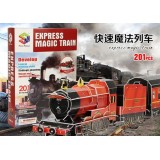 Wholesale - 3D Crystal Jigsaw Puzzle Train Mosaic Model Education Toy