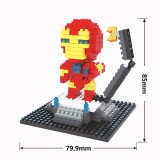 Wholesale - Weagle DIY Diamond Mini Blocks Figure Toy Iron Man 198Pcs 2253